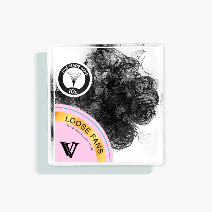 Ventiladores sueltos prefabricados a mano 10D con una base puntiaguda /500 ventiladores