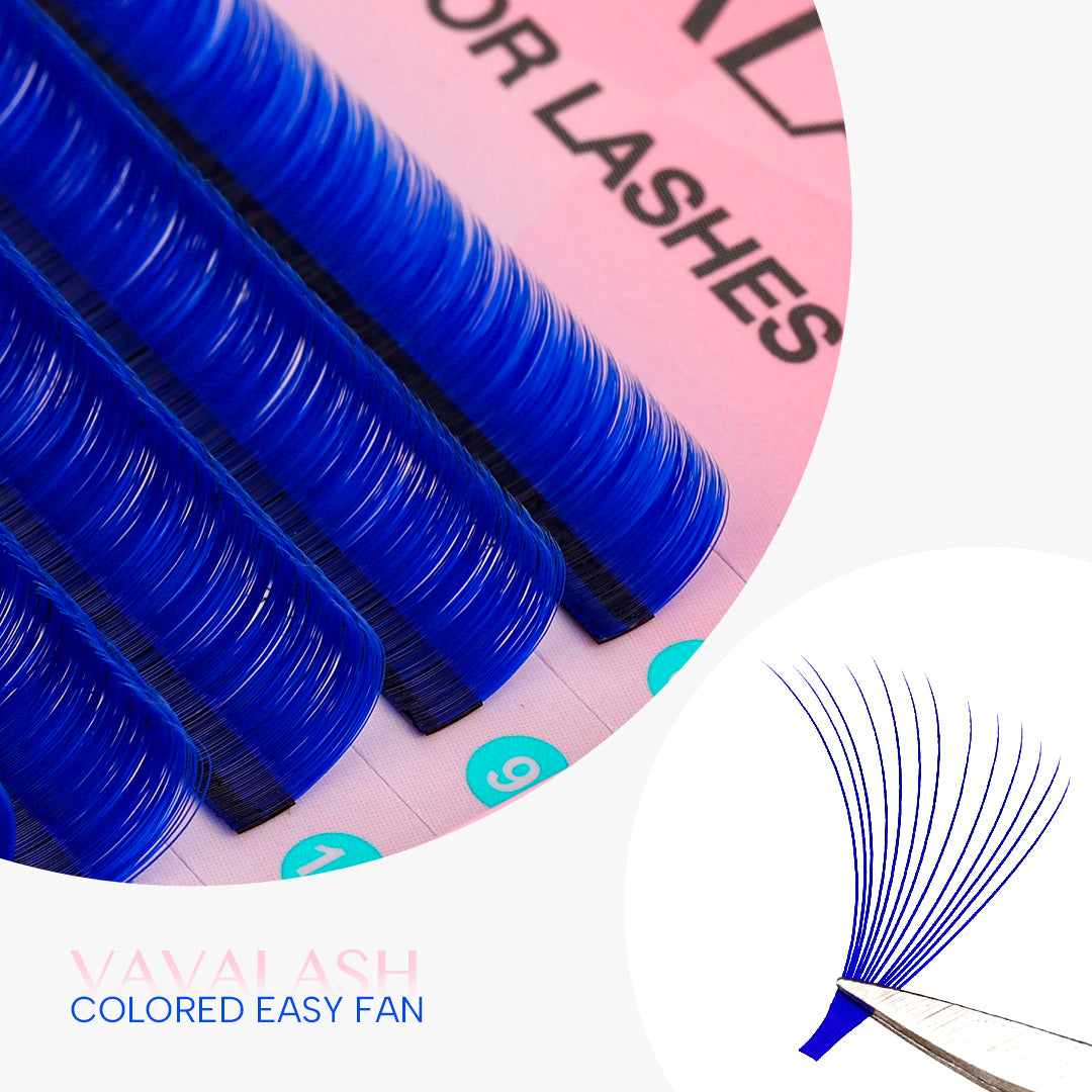 Farbige Wimpern Easy Lüftervolumen Wimpernverlängerungen 0.07 mm 8-15 gemischte Länge