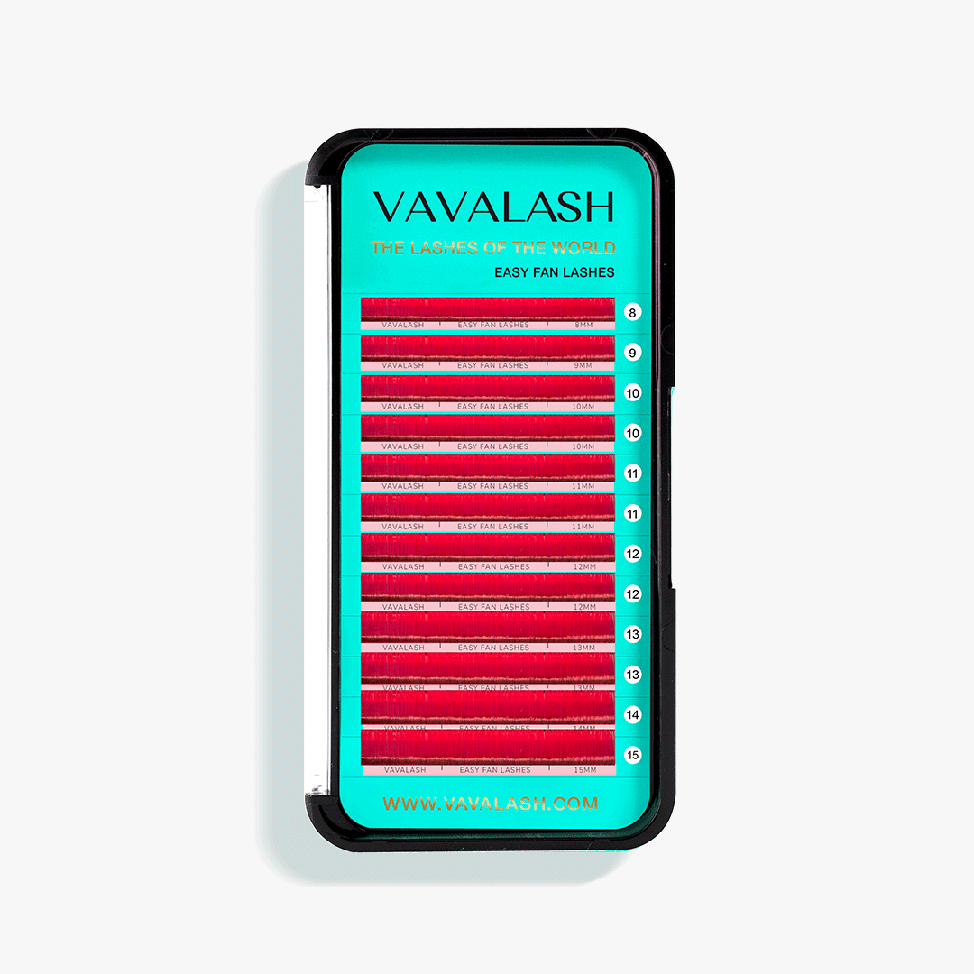 Colored Lashes Easy Fan Volume Lash Extensions  0.07mm 8-15 Mixed Length-1