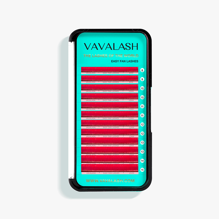 Colored Lashes Easy Fan Volume Lash Extensions  0.07mm 8-15 Mixed Length-1