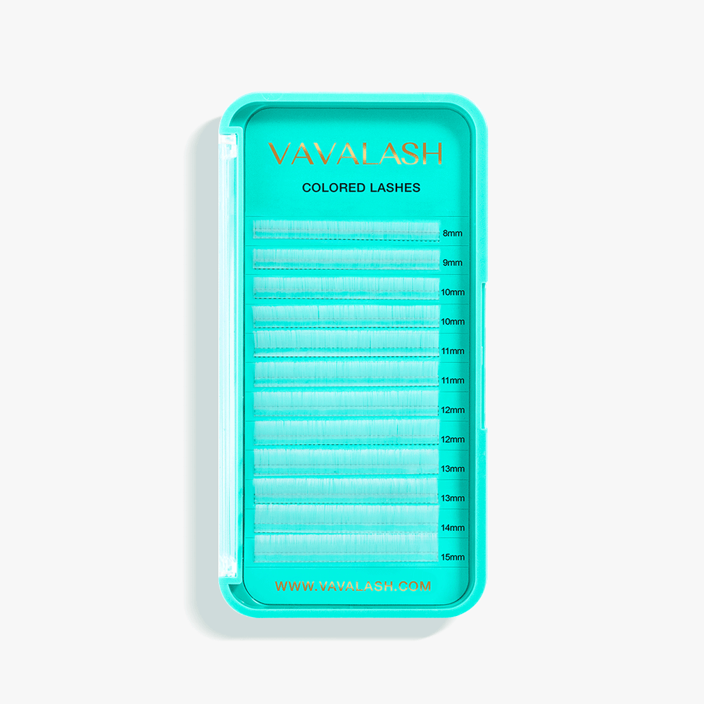 Colored Lash Volume Eyelash Extensions 0.07mm-White