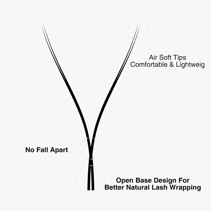 Pestañas Wrapping YY Natural Volume