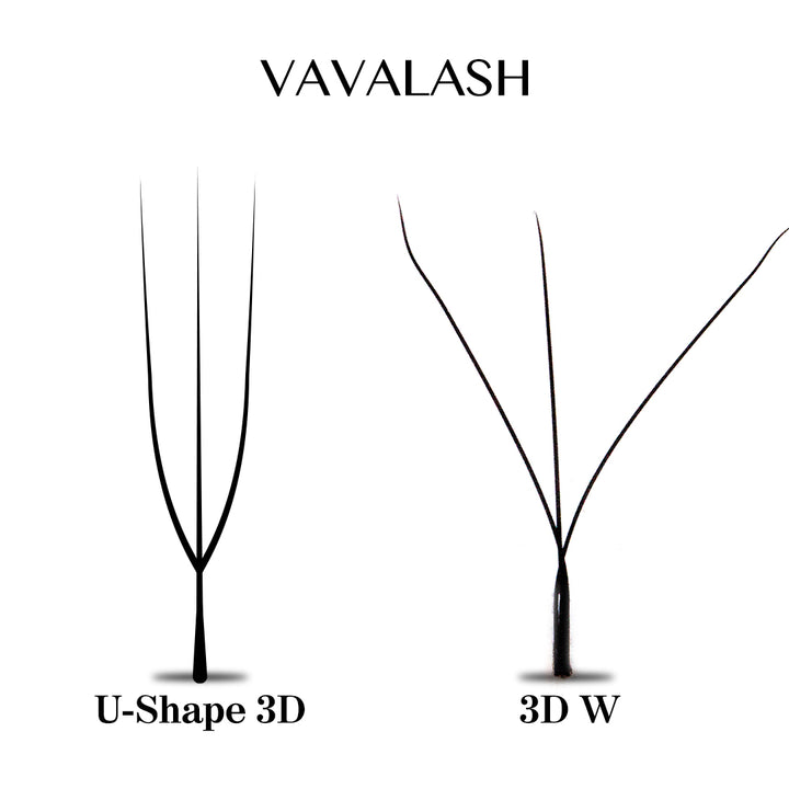 0.07MM Pestañas Volumen 3D U-Shape W