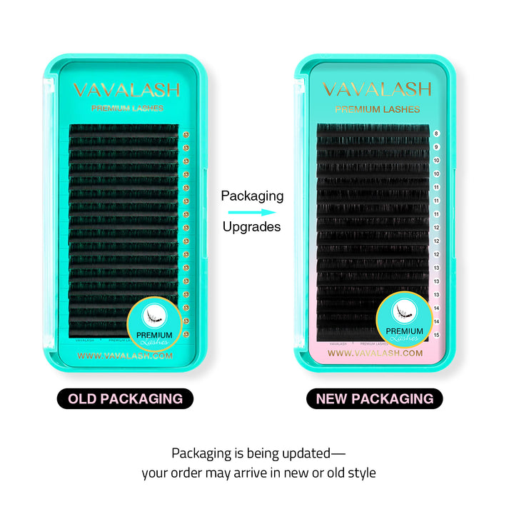 Extensiones clásicas de pestañas premium individuales 0.15 mm