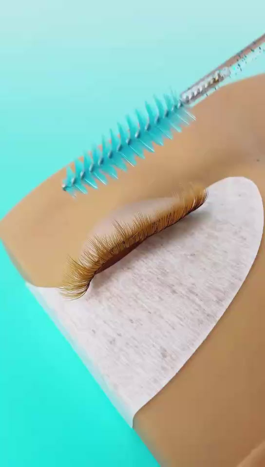 brown premium eyelash extensions