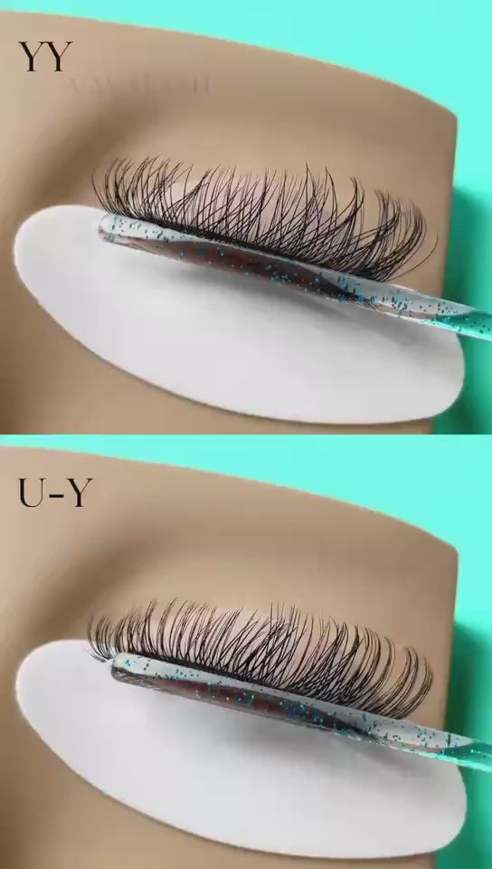 Extensiones de pestañas voluminosas prehechas Fan YY