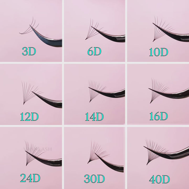 Ventiladores sueltos prefabricados a mano 10D con una base puntiaguda /500 ventiladores