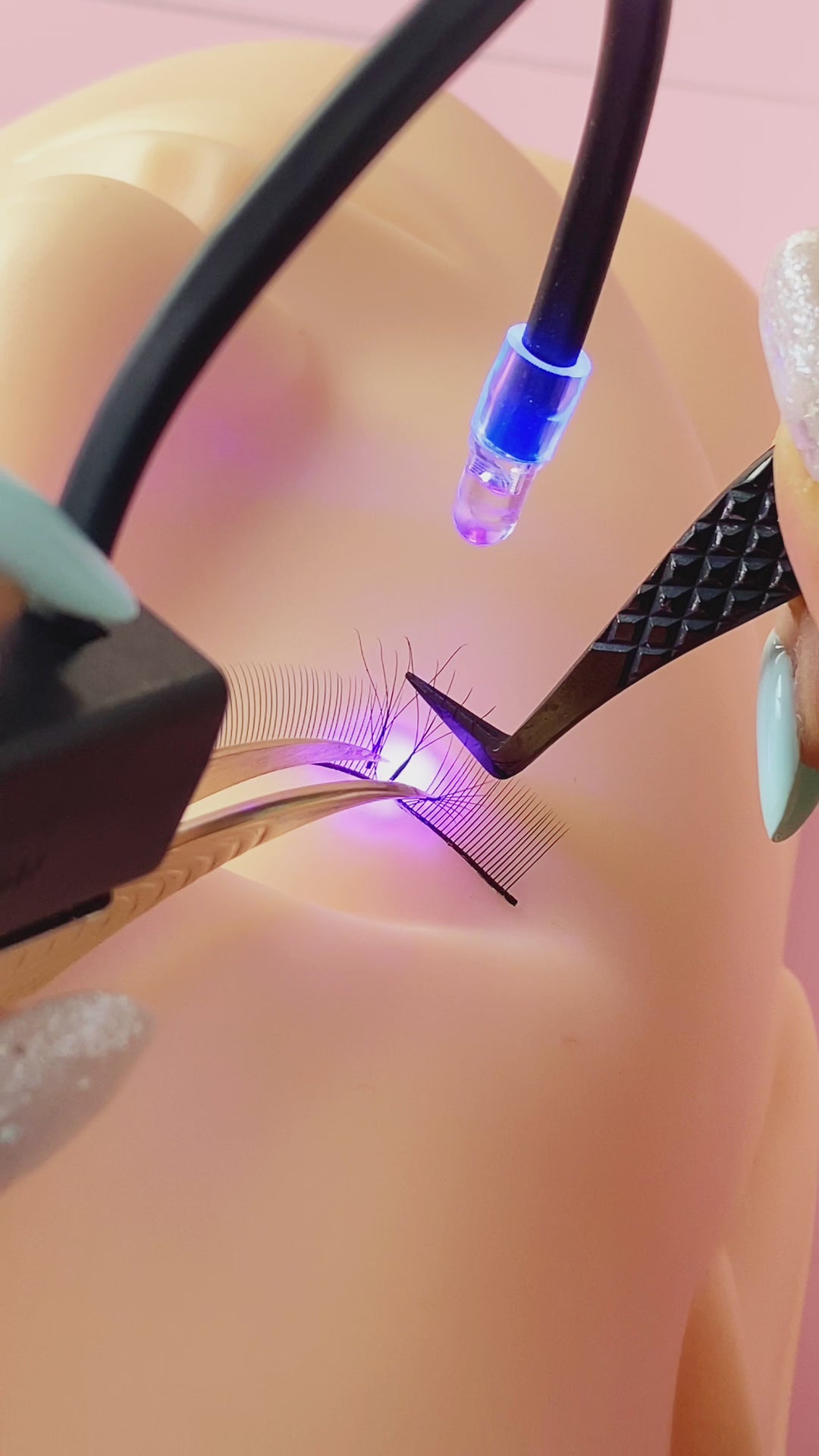 UV/LED Pinzelas Lamp for Pestañas Extensiones
