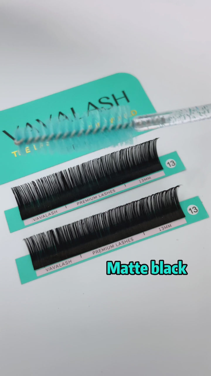 Extensiones de Pestañas de Lujo Volumen Individual M Curl