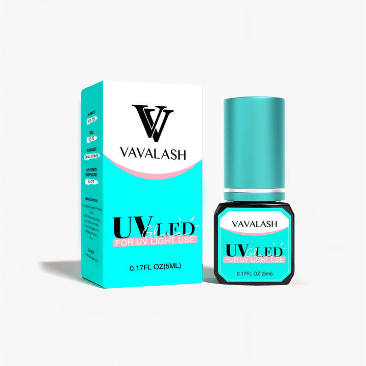 Pegamento Transparente para Extensiones de Pestañas con Luz UV/LED 5 ml 0.5-1s