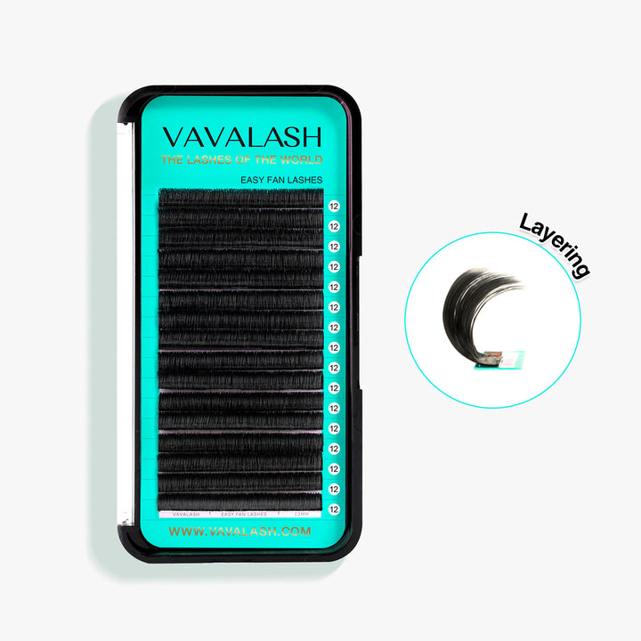 0.07MM 3D Easy Fan Mega Volume Eyelash Extensions