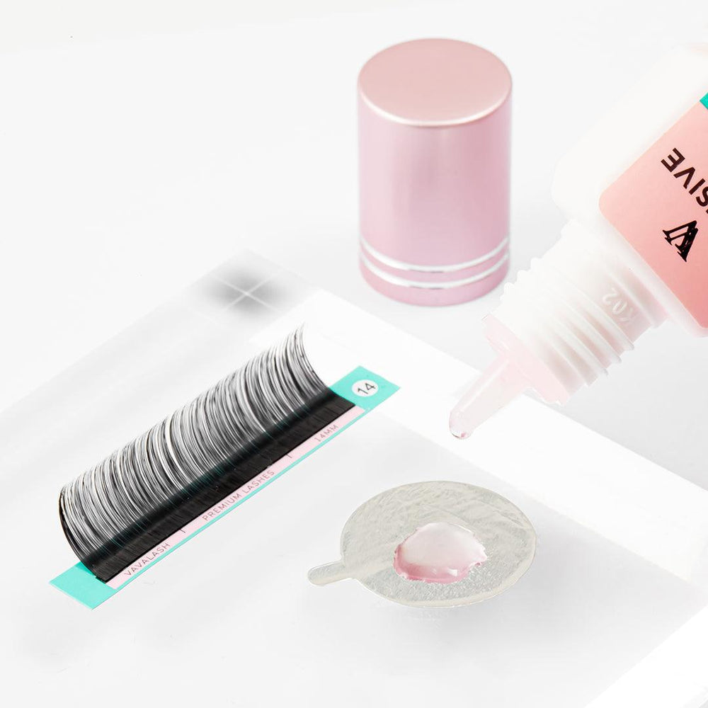 Pink Color Vegan Lash Extension Adhesive 5ml