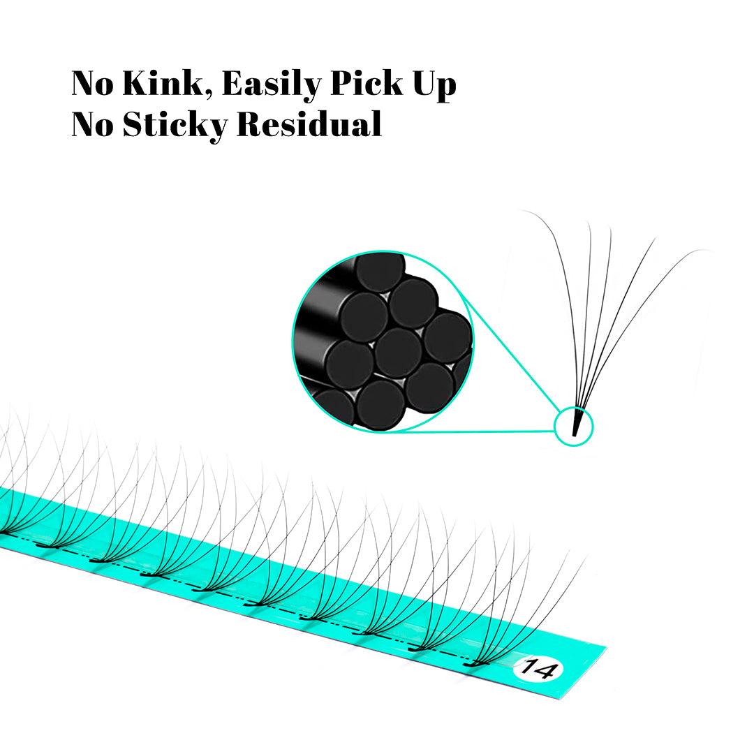 5D Large Tray Pointy Base Premade Volume Fans 320 Fans 16 Lines