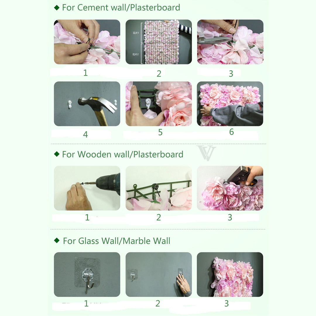 Floral Wall Decorations for Beauty Rooms